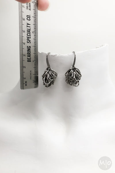 Stainless Steel Bunch Earrings
