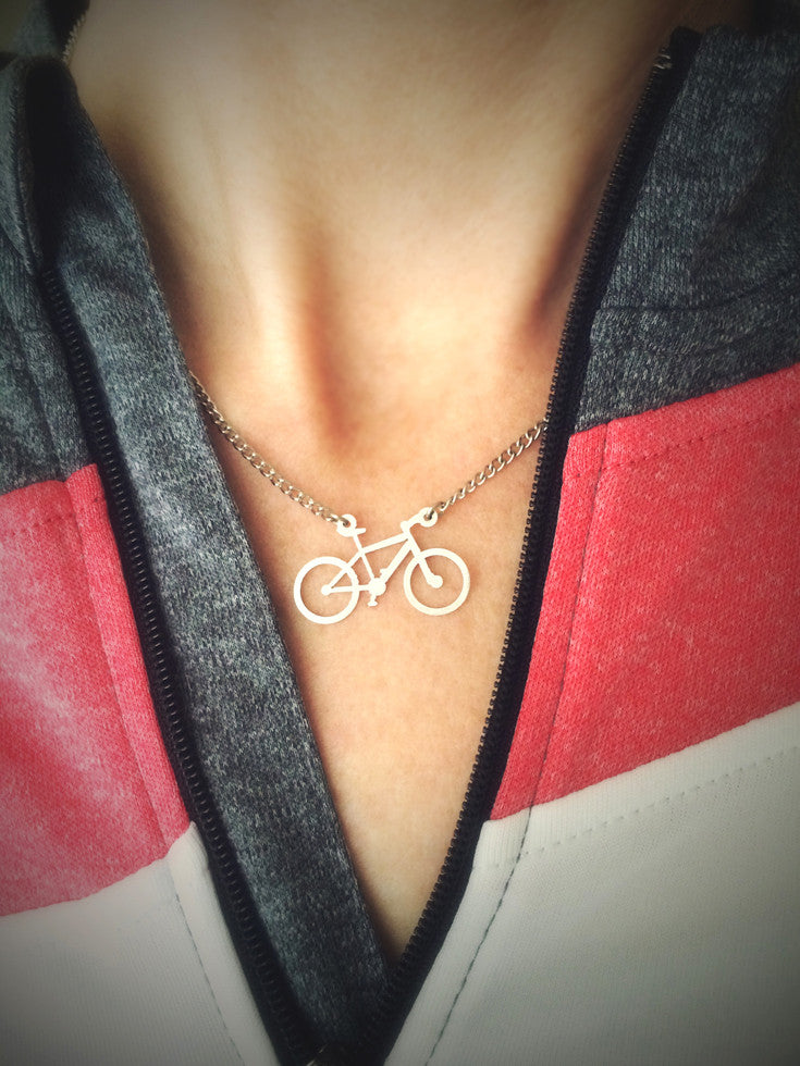 Mountain Bike Necklace.