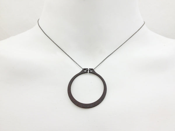 EXTRO Large Circle Necklace - Melissa Osgood Studio Store - 2