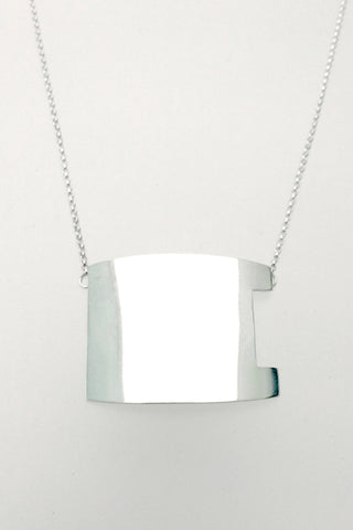 One Person Observatory Small Neckpiece, Polished - Melissa Osgood Studio Store - 1