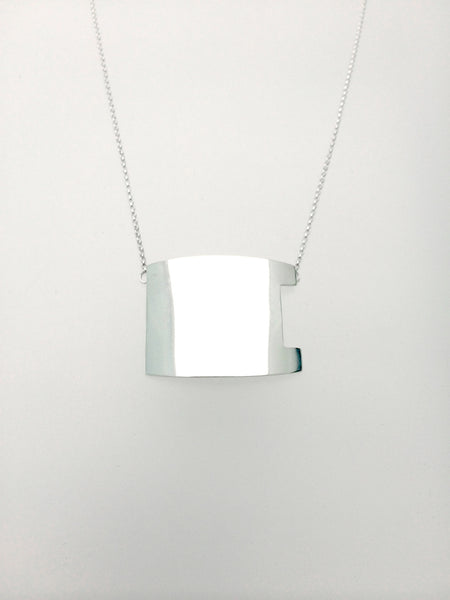 One Person Observatory Small Neckpiece, Polished - Melissa Osgood Studio Store - 2