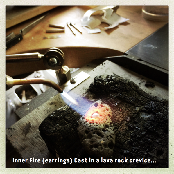 Inner Fire Earrings - Melissa Osgood Studio Store - 2