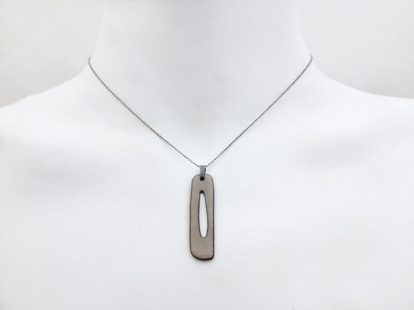 Nude Standing Enamel Pendant - Melissa Osgood Studio Store - 2