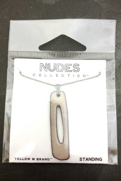 Nude Standing Enamel Pendant - Melissa Osgood Studio Store - 4