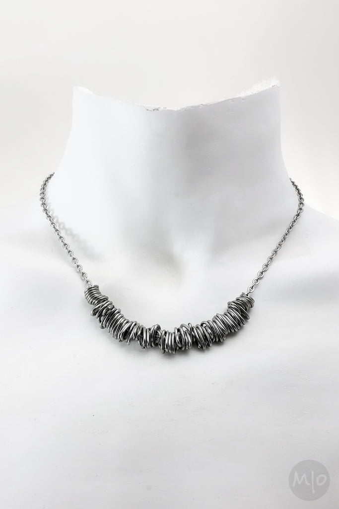 Stainless Steel Bunch Necklace