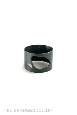 Pebble Ring Oxidized Silver, MEDIUM Profile